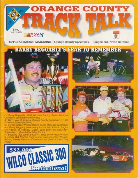 Orange County Speedway (NC) | The Motor Racing Programme Covers Project