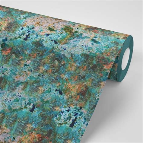 Grunge Rusty Metal Removeable Wallpaper Peel And Stick