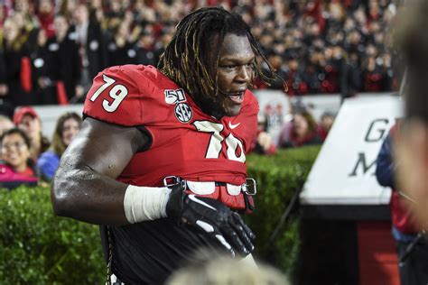Isaiah wilson #79 of the tennessee titans after less than one year it looks like 2020 1st round pick isaiah wilson is done as a tennessee titan. Former Georgia Football OT, Isaiah Wilson Drafted by ...