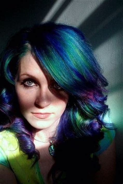 We gathered the best hair color ideas, hairstyles for colored hair and multiple options of ombre hair color. Dark Rainbow Colored Hair Pictures, Photos, and Images for ...
