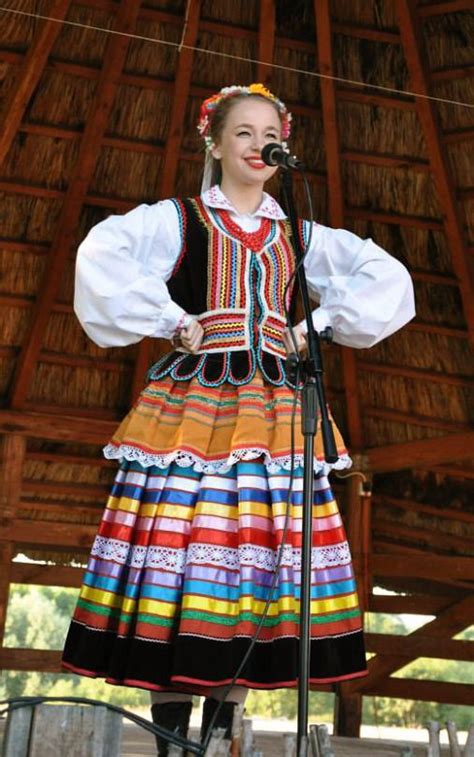Folk Costume From Lublin Poland Source Polish Folk Costumes Polskie Stroje Ludowe