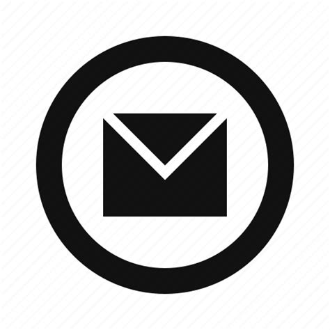 Circle Email Envelope Letter Mail Message Notification