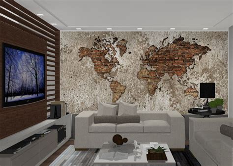 Check spelling or type a new query. Mapa-múndi Decorativo Tijolos #mapa #mapaemadesivo # ...