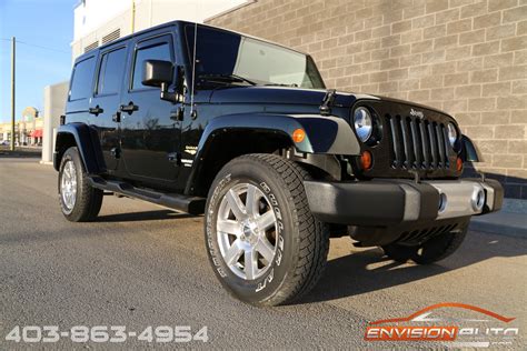 Though heated leather seats and automatic climate control are now. 2012 Jeep Wrangler Unlimited Sahara 4×4 - Envision Auto