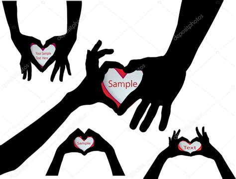 Hand Silhouettes Stock Vector Image By ©miloje 17890755