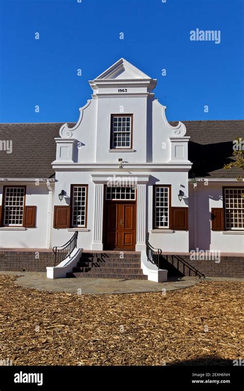 The Cape Dutch Architecture Hi Res Stock Photography And Images Alamy