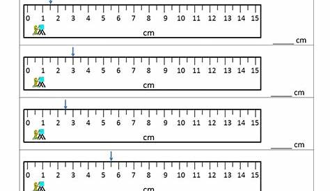 Measurement Math Worksheets - Measuring Length