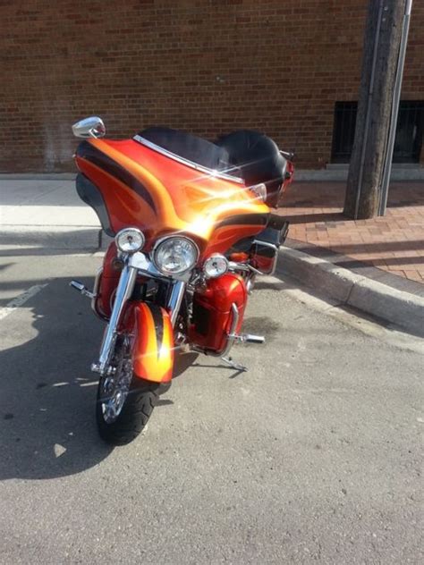 Â it is tribal orange, dark slate, and inferno orange with thunderblade graphics in color and powered by a. 2013 HARLEY-DAVIDSON SCREAMIN EAGLE ELECTRA GLIDE CVO ...