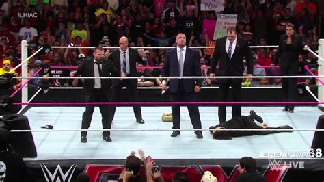 Randy Orton Rko On Seth Rollins Raw October 27 2014 Youtube