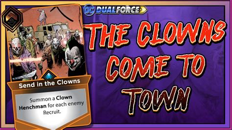 New Anarchy Card Brings In The Clowns Dc Dual Force Card Spotlight