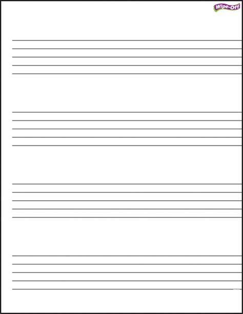 Notes in the spaces of a stave. Music Staff Paper Wipe-Off Chart | Trend Enterprises
