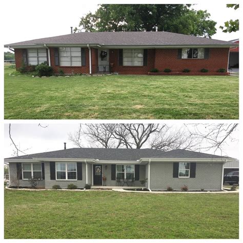 They are all diy friendly and can result in a whole new look for your house. Before and after Ranch Style House renovation. Painted ...