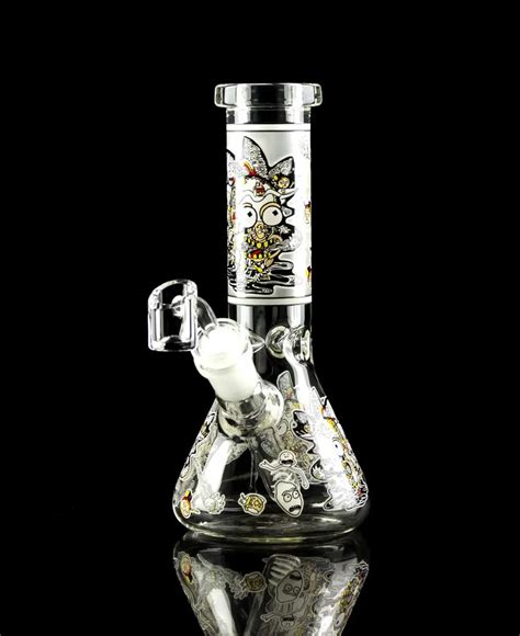 Rick And Morty Dab Rig Glow In The Dark 8″ Stoners Rotation