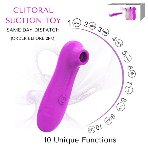 clitoral suction vibrator 10 mode sex toys for women discreet packaging ebay