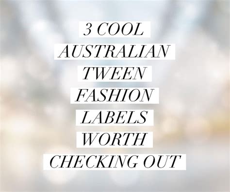 Cool Australian Tween Fashion Labels T Grapevine Tgrapevine