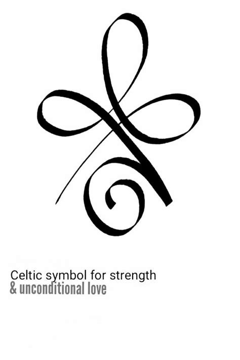Celtic Symbol For Strength Reworked My Very First Tattoo 437 In 2022 Strength Tattoo Love