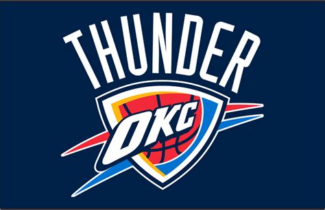 Graphic design elements (ai, eps, svg, pdf,png ). Oklahoma City Thunder Primary Dark Logo - National ...