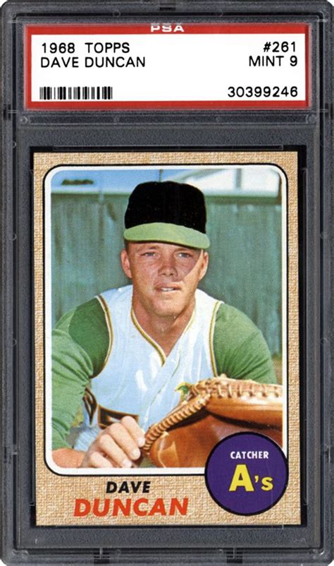 1968 Topps Dave Duncan Psa Cardfacts®
