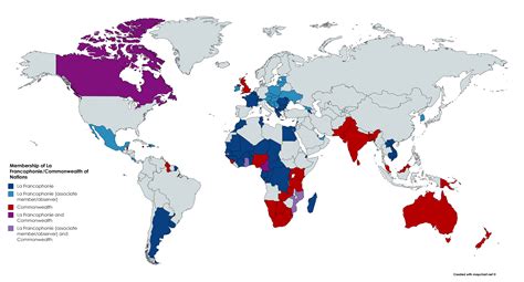 The commonwealth or the commonwealth of nations is an association of the united kingdom and a number of countries that were former british colonies and dependencies. Membership of La Francophonie/Commonwealth of Nations ...