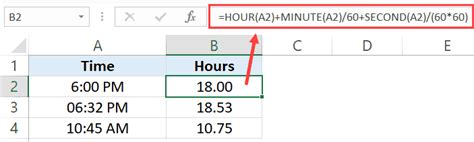 Convert Time To Decimal Number In Excel Hours Minutes Seconds
