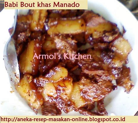 Cara memasak babi kecap manado. Resep cara membuat Babi Bout ala Manado | Resep masakan ...