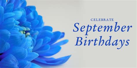 Celebrate September Birthdays Campbells Flowers