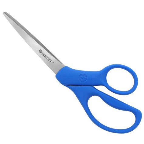 Westcott All Purpose Preferred Stainless Steel Scissors 8 Bent Blue
