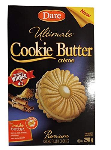 Dare Ultimate Cookie Butter Creme Cookies 290g102 Oz Imported From Canada Caffeine Cams
