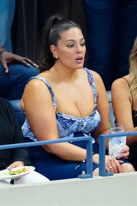Ashley Graham attends on Day 1 of the US Open 2022 in Queens, New York City