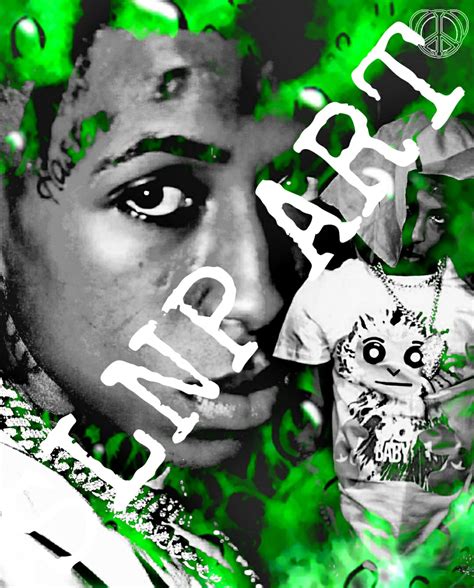 Nba Youngboy Digital Print Rap Art Music Wall Decor Hip Etsy