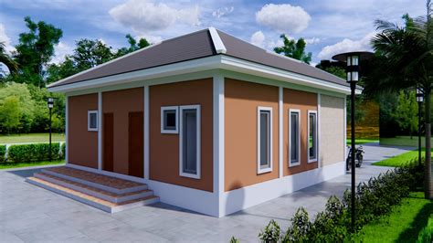 House Plans 9x9 Meters 30x30 Feet Hip Roof Samhouseplans