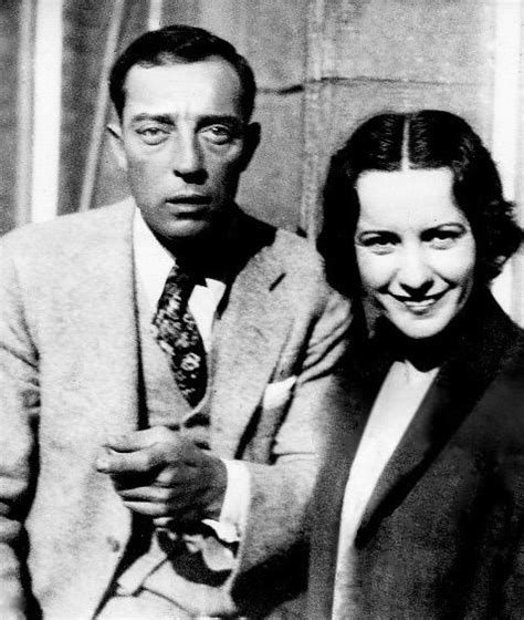 Buster Keaton With Wife Natalie Talmadge 1920s Hollywood In