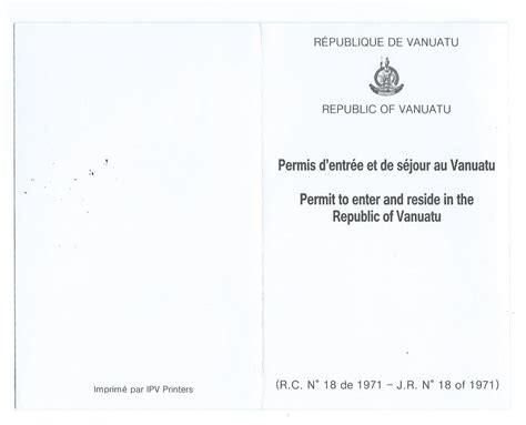 Vanuatu Passport — Vanuatu Citizenship