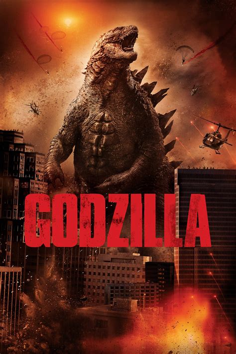 24 × 36, reprint, 1994, rolled. Godzilla (2014) Movie Poster - Aaron Taylor-Johnson, Ken ...