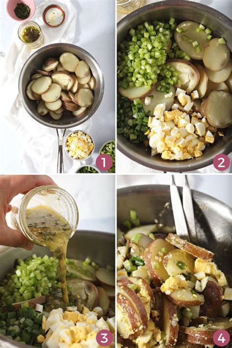 How To Make No Mayo Potato Salad Potato Salad With Egg