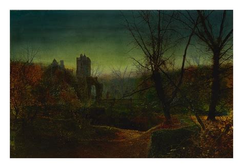 John Atkinson Grimshaw Knostrop Old Hall At Dusk 19th Century