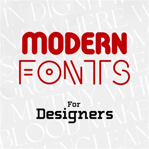 21 Best Modern Fonts Fonts Graphic Design Junction