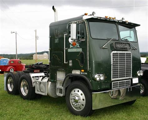 2007 freightliner argosy flatbed w/ hiab crane detroit 60 series 14l 455 hp 10 speed manual eaton fuller transmission miles: Short Wheelbase 1979 Freightliner Cabover | Semi trucks ...