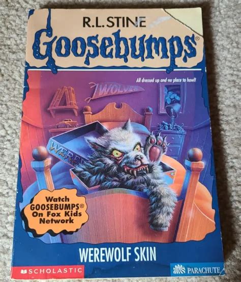 Rare Htf Rl Stine Goosebumps Book 60 Original Series Werewolf Skin