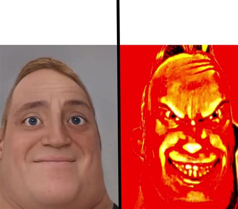 Mr Incredible Uncanny Vs Angry Rmemetemplatesofficial