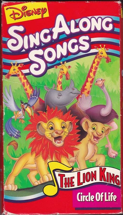 Disney Sing Along The Lion King Circle Of Life Vhs 3491