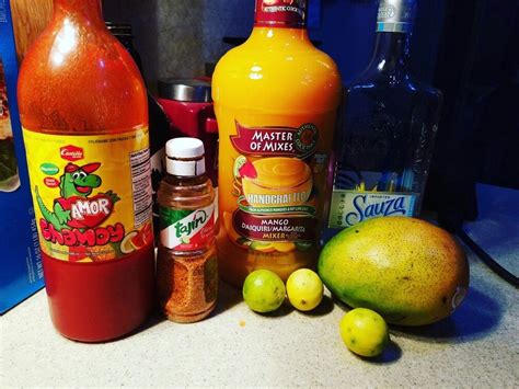 Buy these to get the most out of this spicy goodness. How To Make A Mangonada | Mango margarita, Chamoy, Alcohol ...