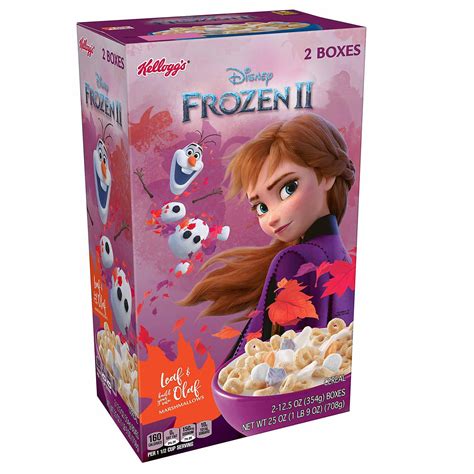 Kelloggs Disneys Frozen 2 Breakfast Cereal Original With Olaf And