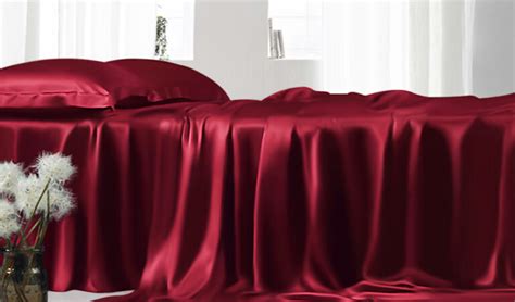 Romantic Red Satin Sheets