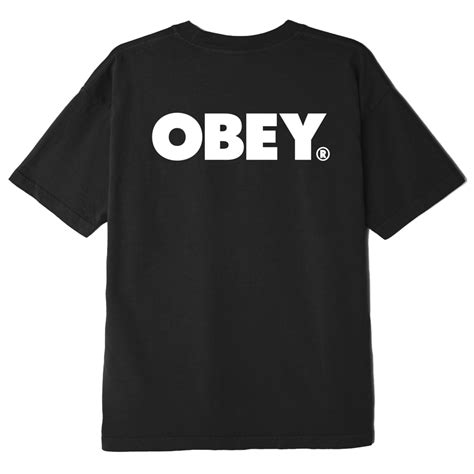 Obey Bold Heavyweight Short Sleeve T Shirt Obey Clothing Uk