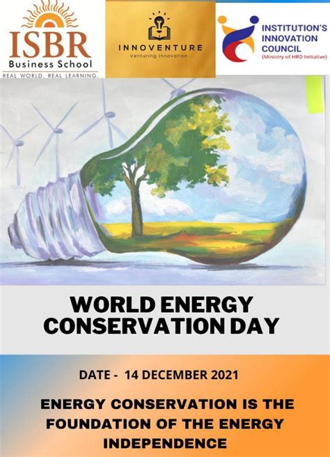 Iic Innoventure Club World Energy Conservation Day Isbr Blog