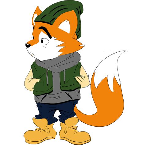 A Fox Character On Scad Portfolios
