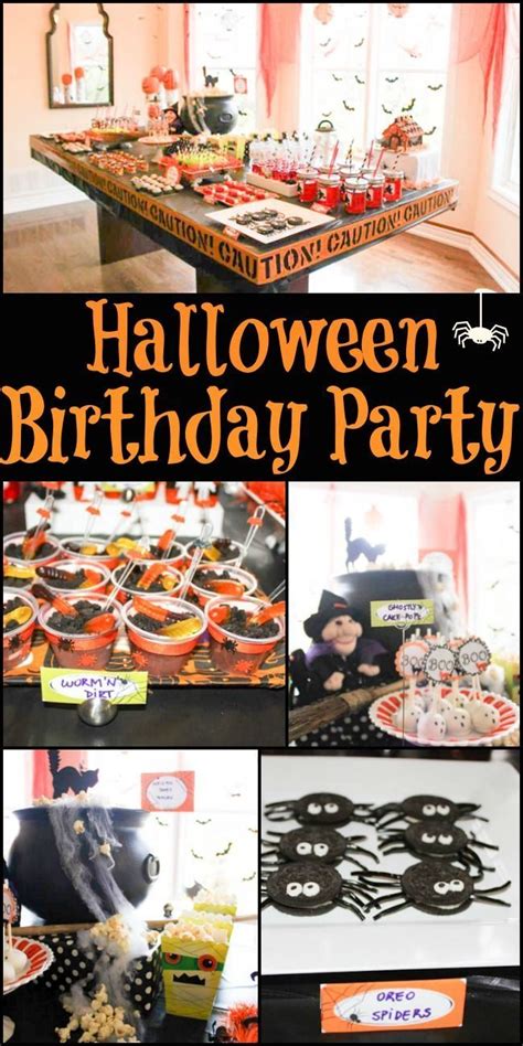 Halloween Birthday Party Halloween Themed Birthday Party Birthday