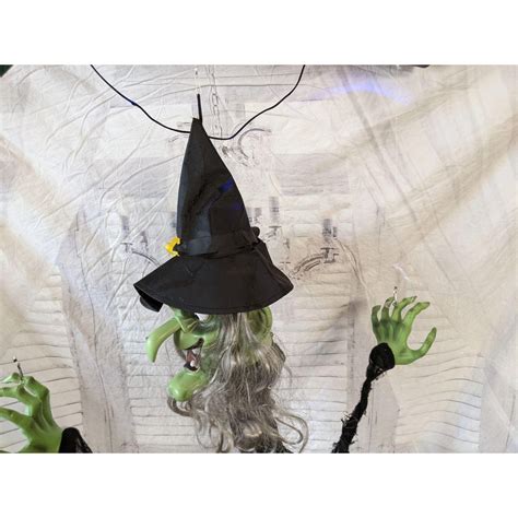 Gemmy Rare Floating Witch Halloween Prop Working Scary Haunted Etsy