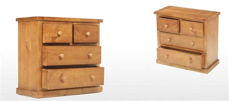 Pine tallboy chests of drawers are a great way to open up the storage possibilities of your home without compromising on space. Devon Pine 2 Over 2 Chest of Drawers | Quercus Living
